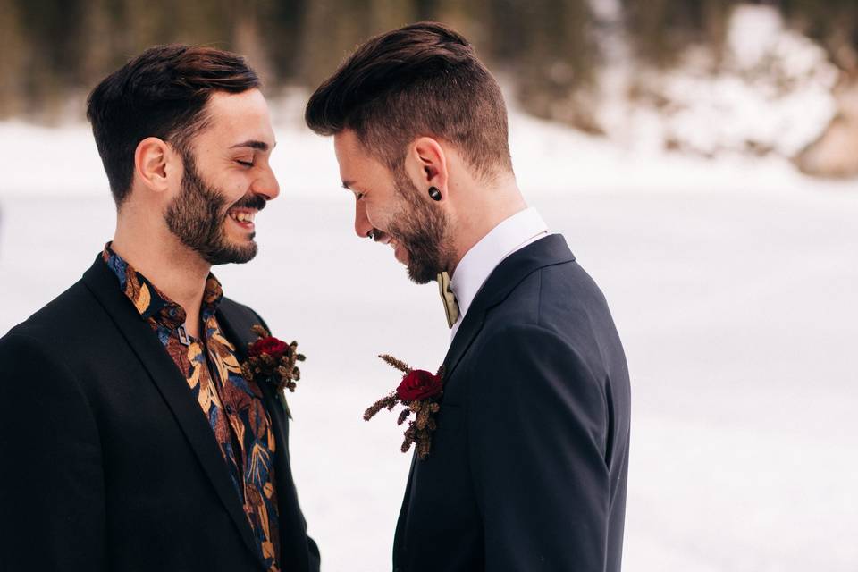 Groom & Groom in the Dolomites