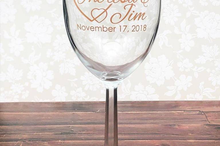 Custom Libbey Napa Country Wine Glasses (10 Oz.)