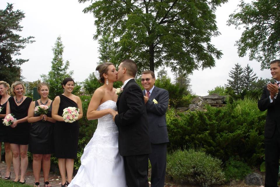 Wedding kiss