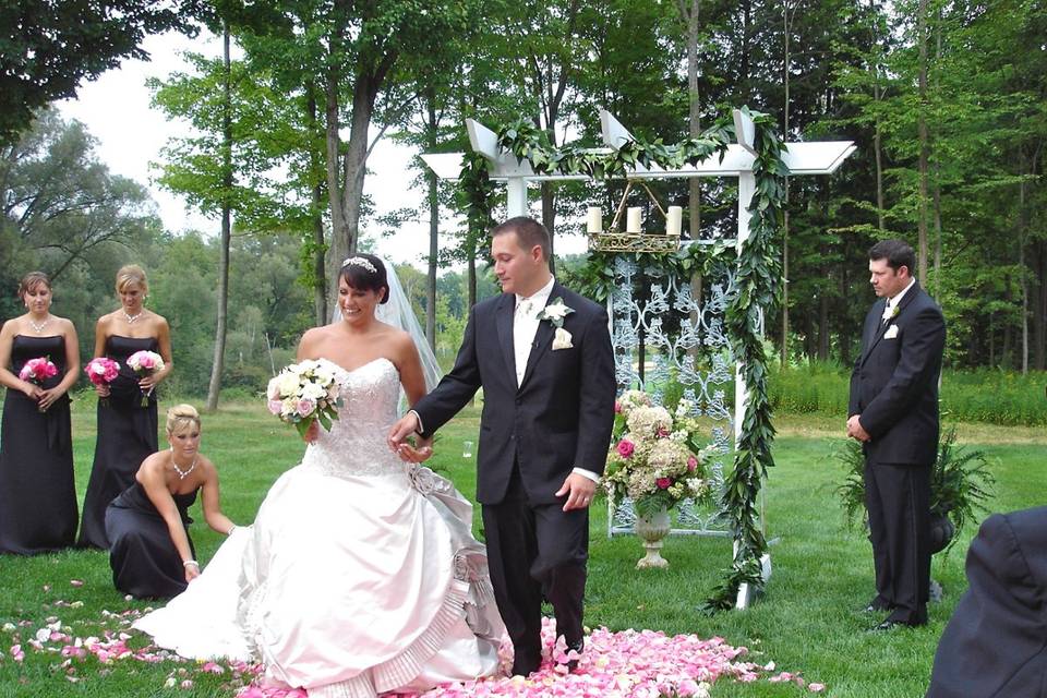 Bride and groom