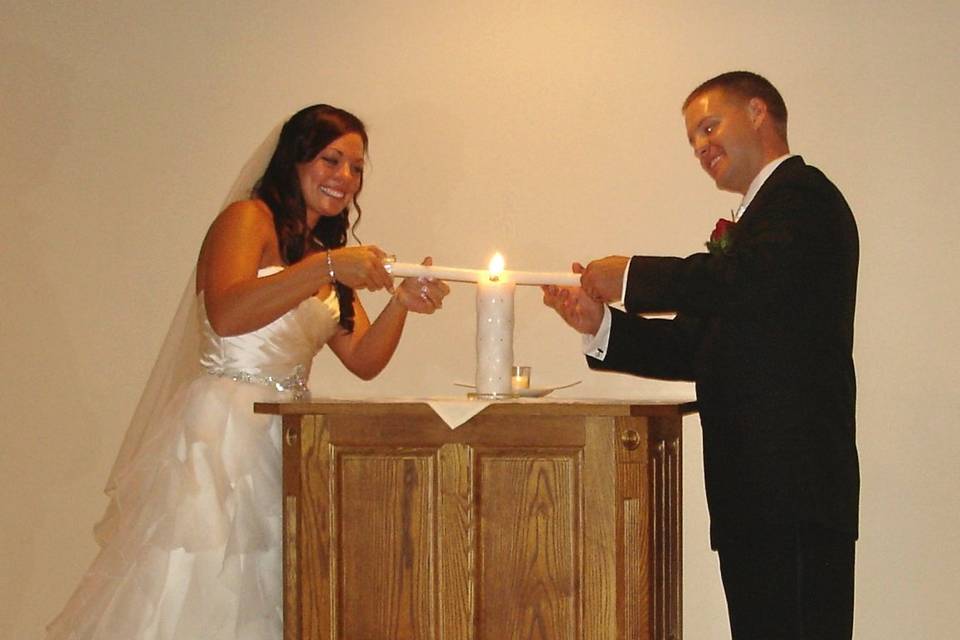 Lighting of candles