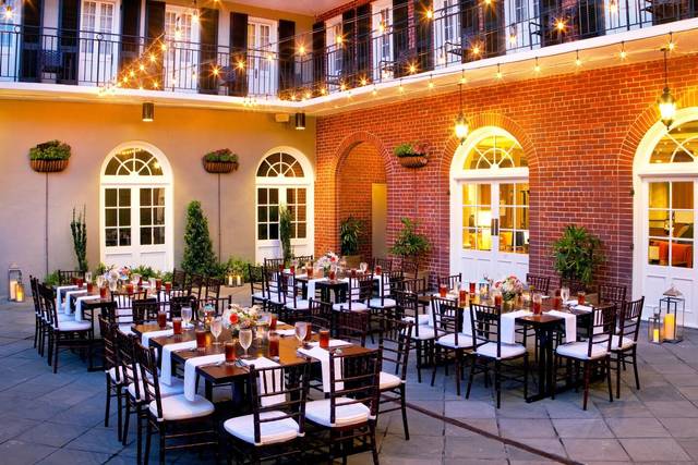 Courtyard dining