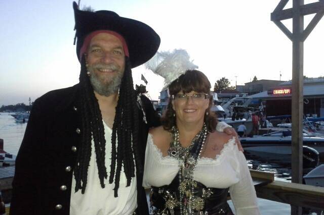 Pirate themed wedding