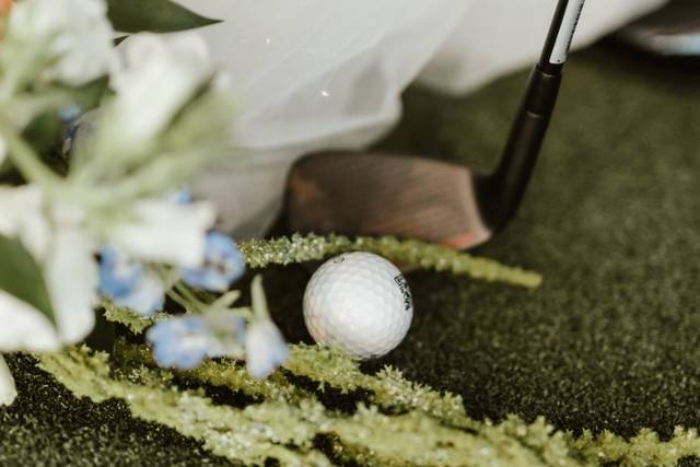 Luxury Golf Simulator Wedding
