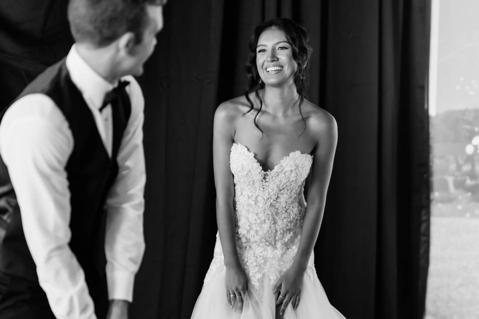 Luxury Golf Simulator Wedding
