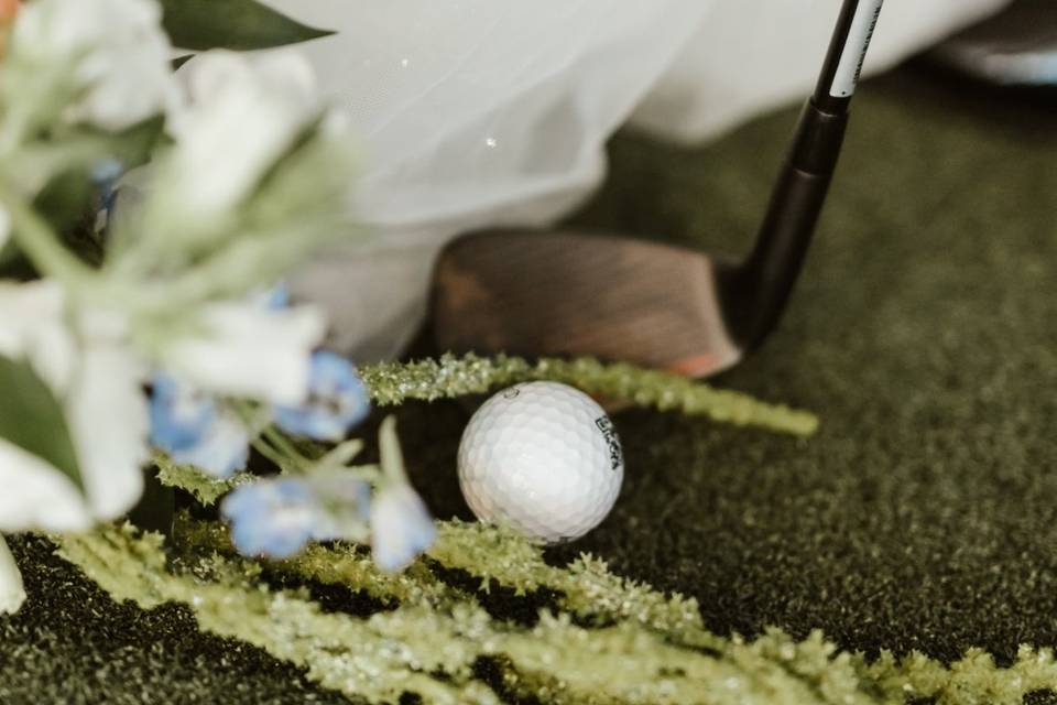 Luxury Golf Simulator Wedding