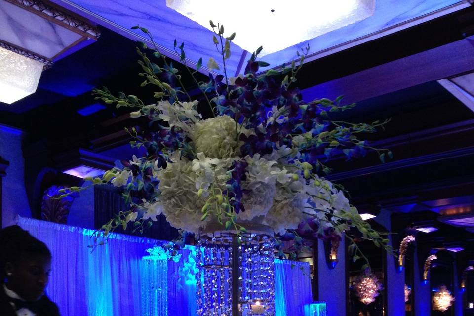 Flower table display