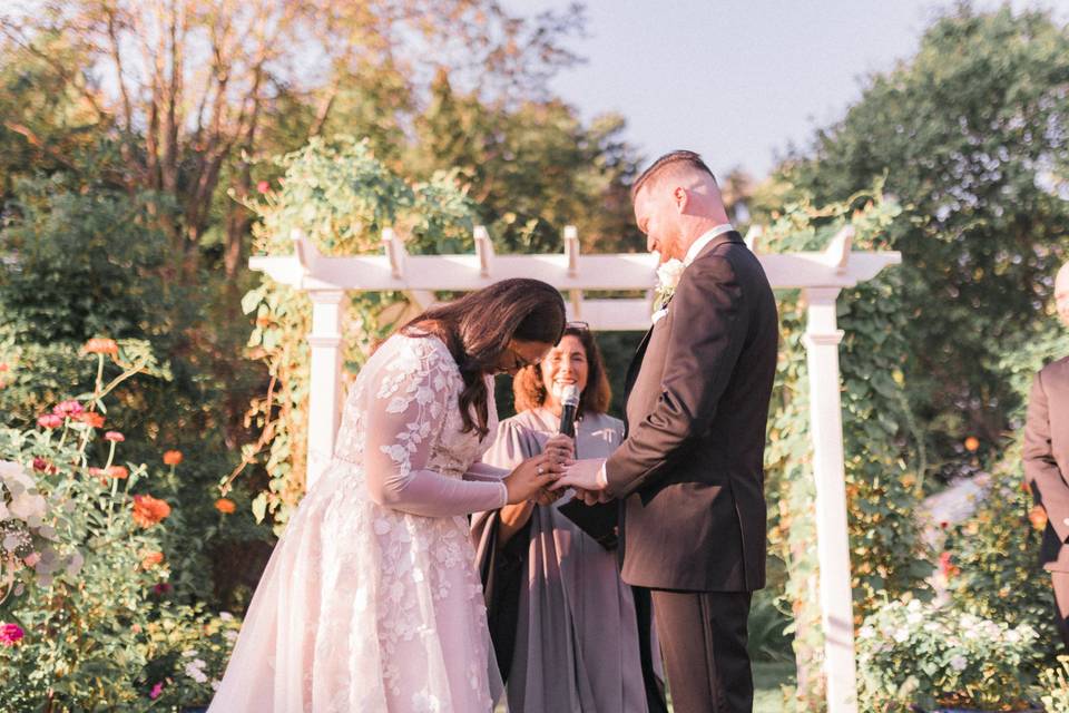Officiant with Wireless Mic