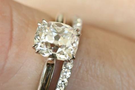 Cushion cut diamond