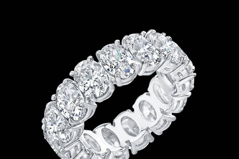 Oval Diamond Eternity Band*All Sizes Available*Call for a quote - 213-627-4179www.roxburyjewelry.cominfo@roxburyjewelry.com