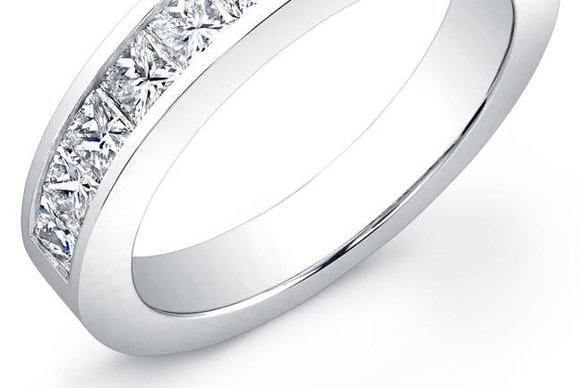 Princess Cut Channel Set Diamond BandCall for Price - 213-627-4179*All Sizes Available*www.roxburyjewelry.cominfo@roxburyjewelry.com