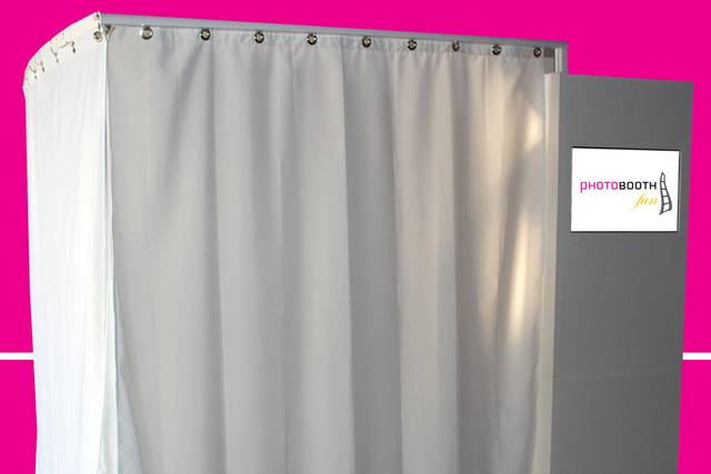 Our Party Booth is photo & video capable, can take color or black & white pictures, has the option to e-mail your picture or upload to Facebook, can be up-lit to match your decor & more! Our party booth can fit up to 8-10 guests.