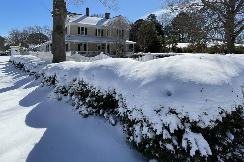 House from street - Winter