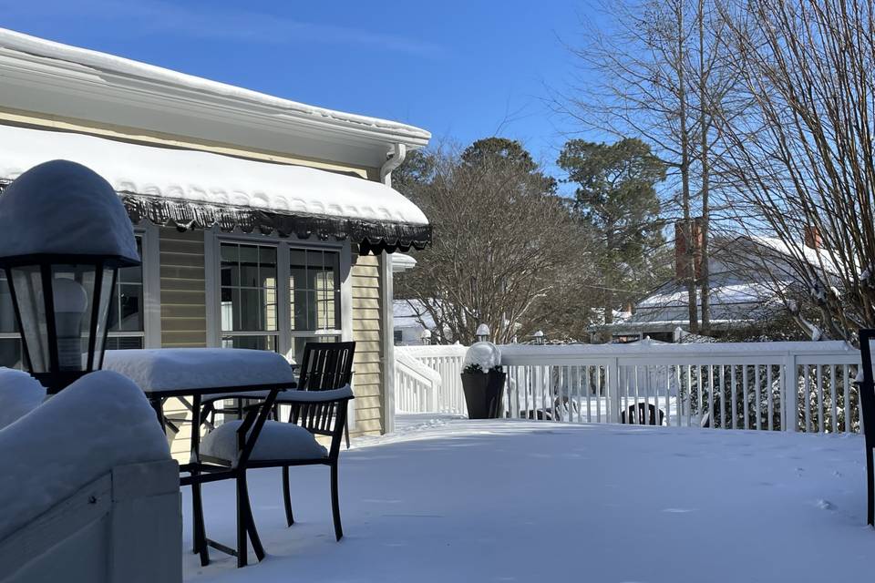 Back Deck - Winter