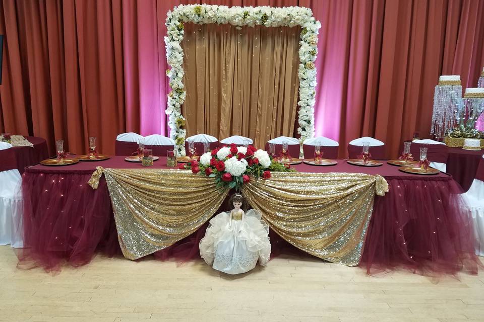 Wedding setup