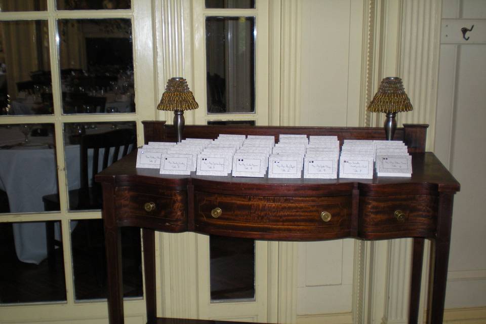 Place cards