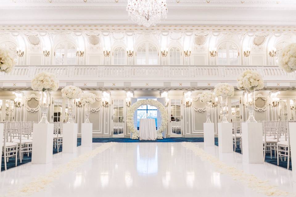 Ceremony aisle