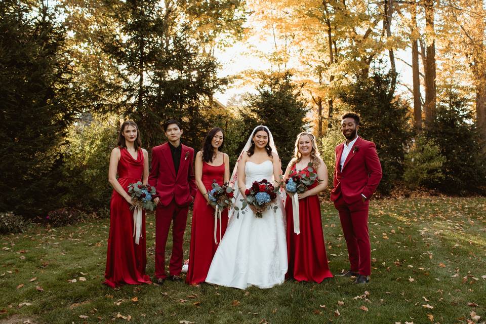 Autumn gem tone wedding