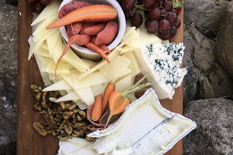 Humboldt Fog Cheese Board