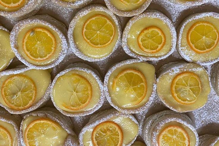 Lemon Custard Puff Tarts