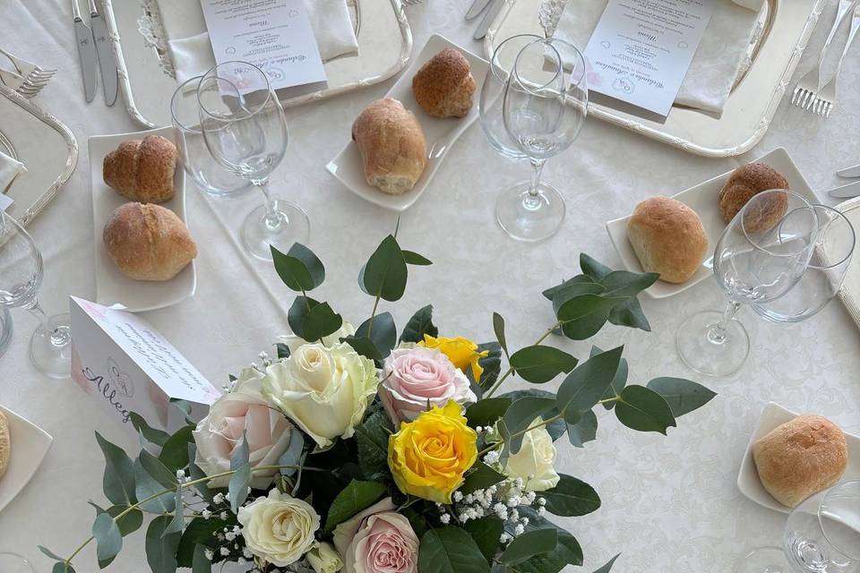 Colorful centrepiece