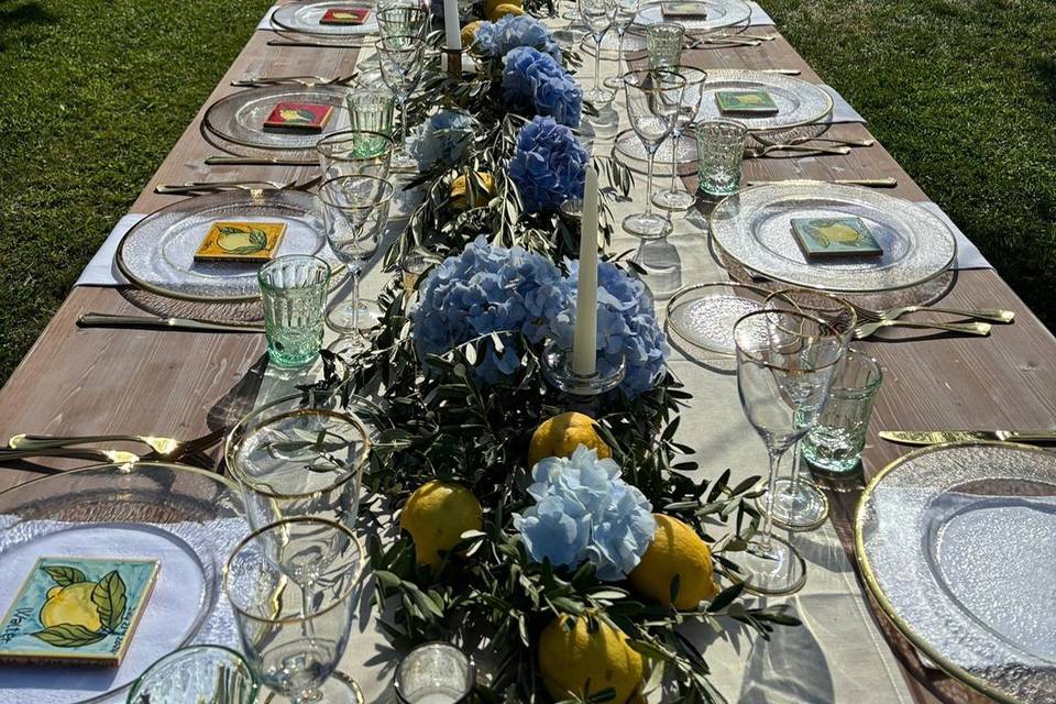 Rustic table runner