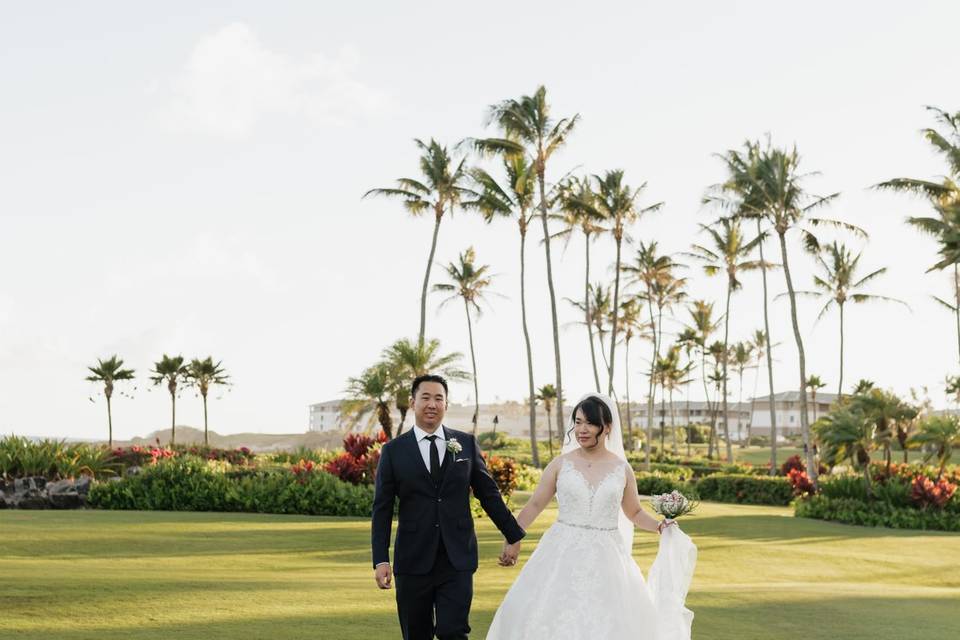 Just marries in Kauai