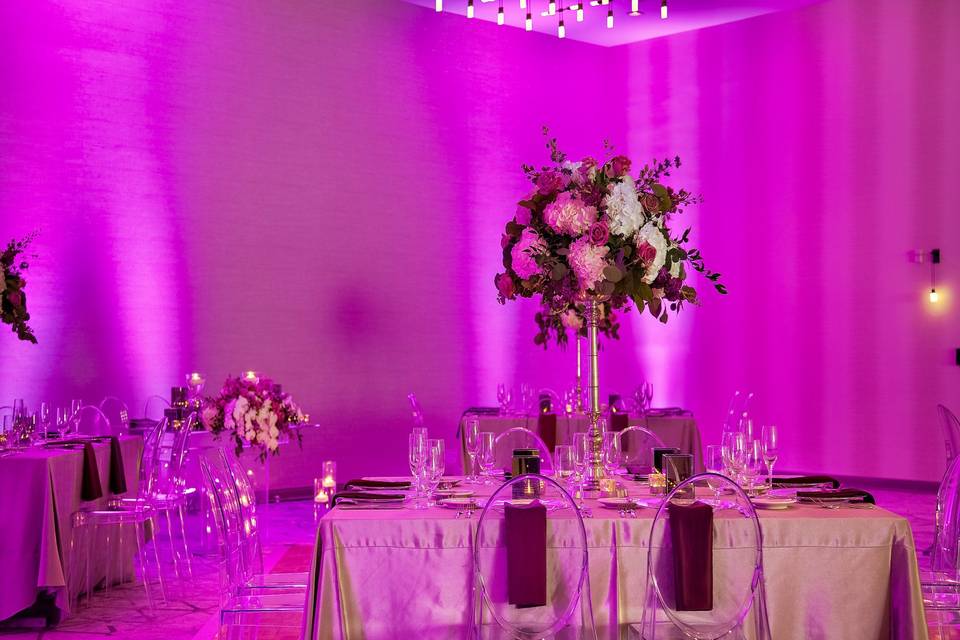 Ballroom Square Tables