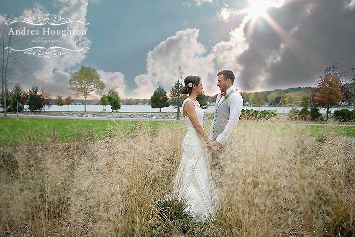 Couple by the meadows