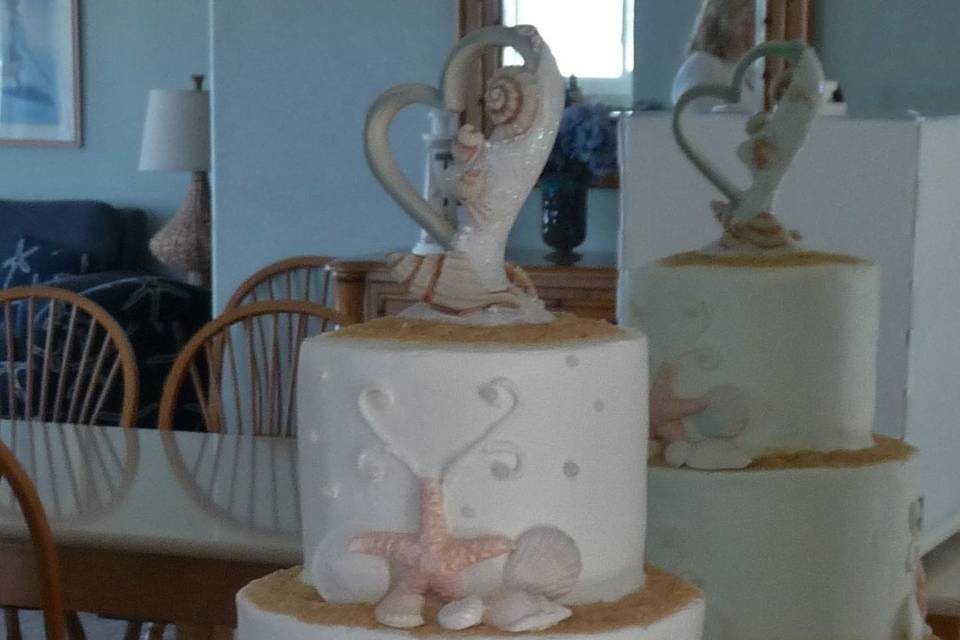 The bridal cake