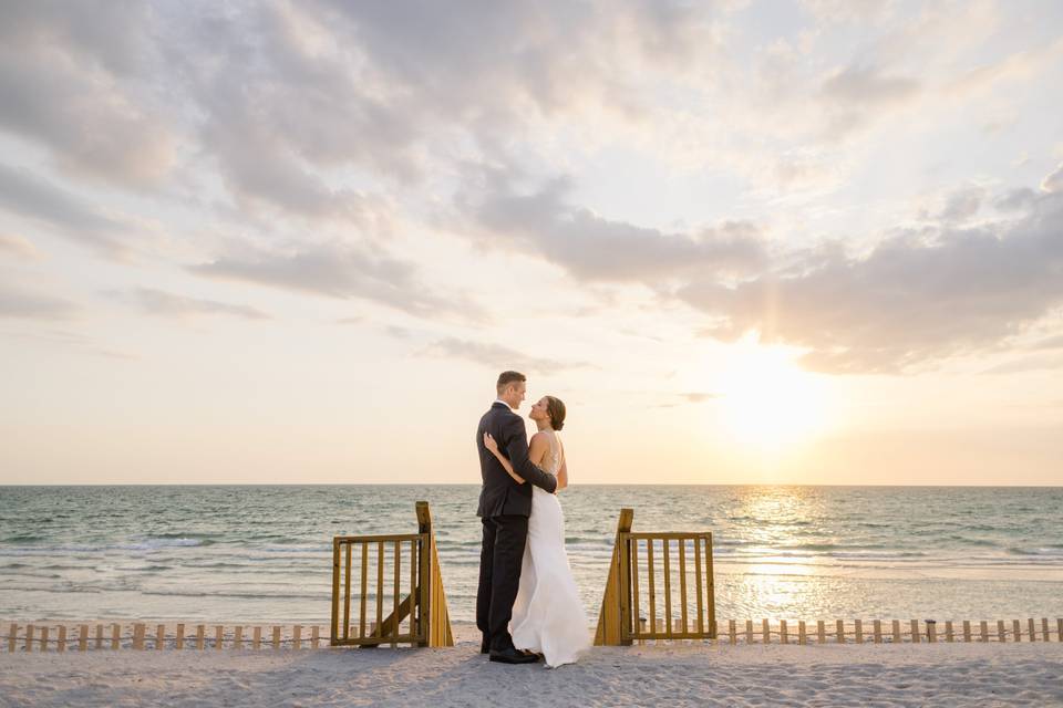 Gasparilla Club Beach Wedding