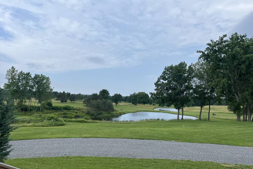 View from the deck