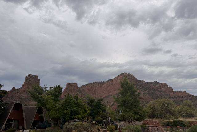 Nestled under Castle Rock