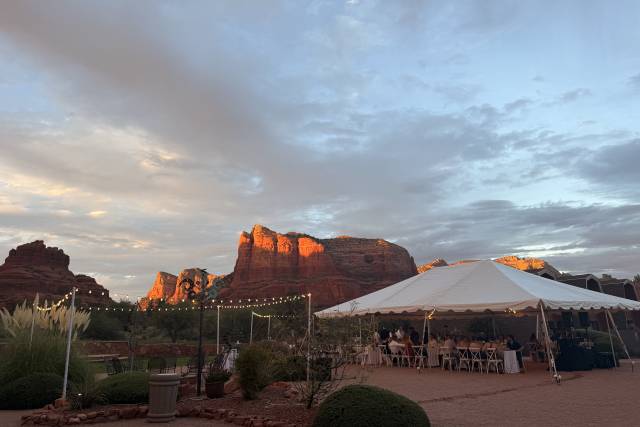 Golden-hour reception