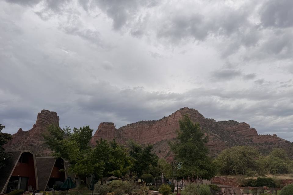 Nestled under Castle Rock