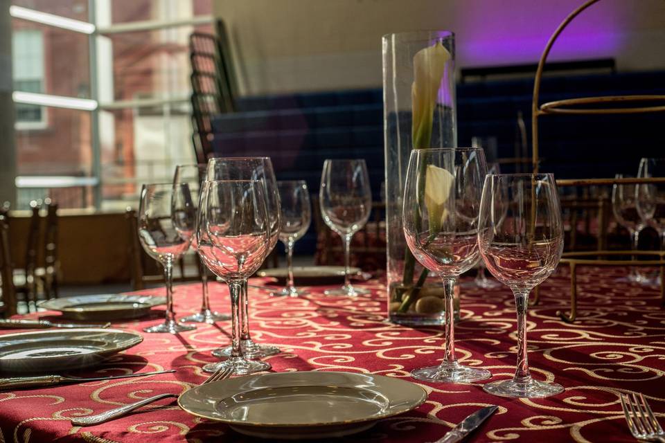 Table setup