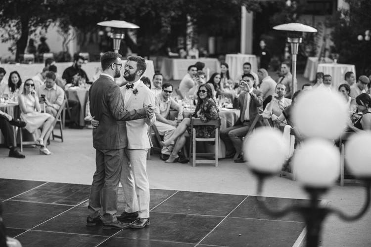 Doug and Johns wedding at Rancho Santa Ana Botanical Gardens