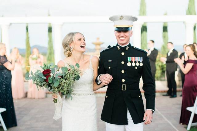 Military wedding