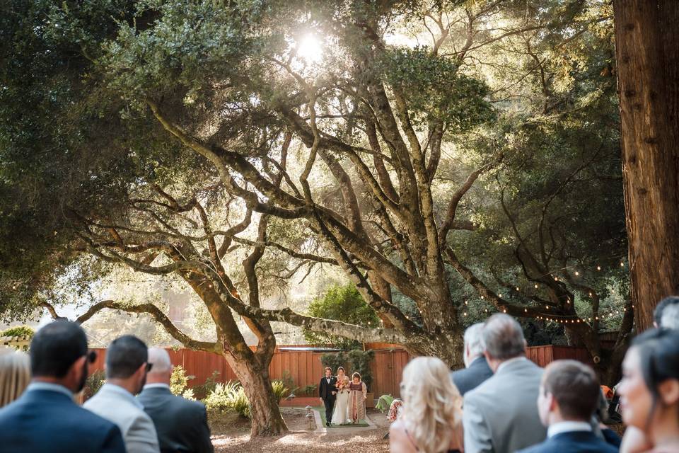 The beginning of the ceremony