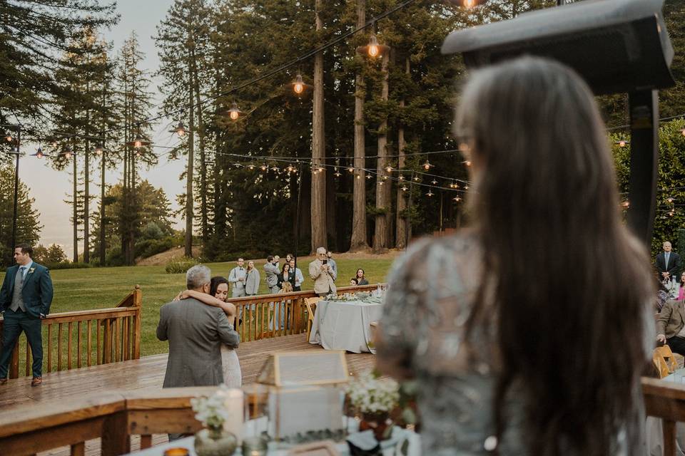 First dance on the deck