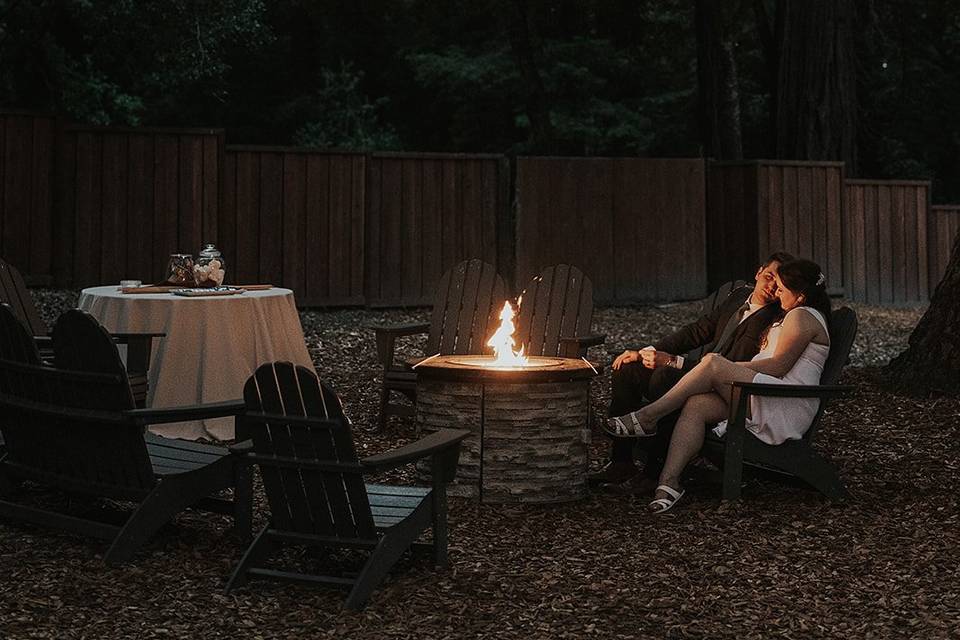 Firepit area.