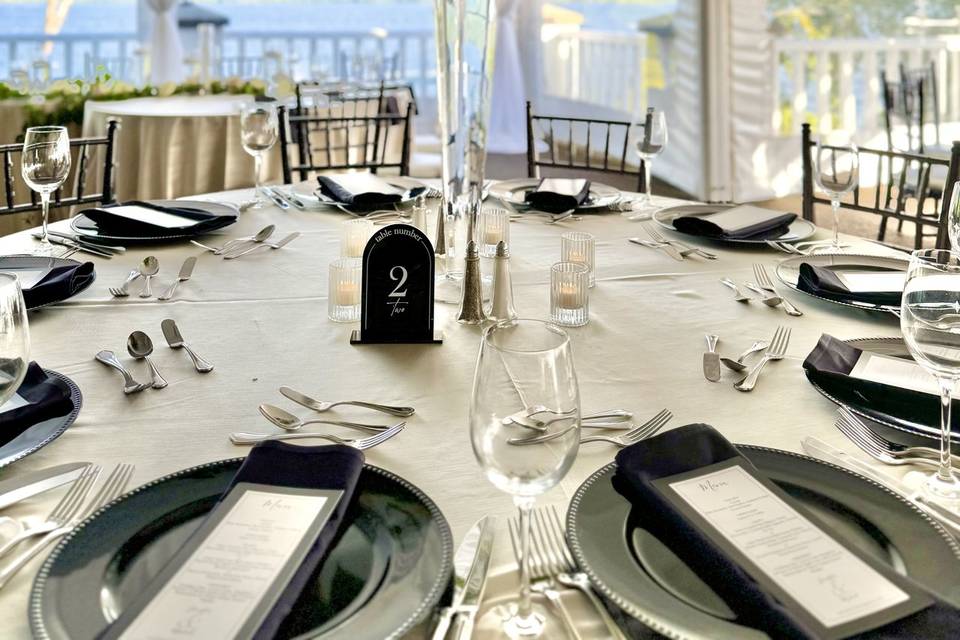 Stunning tent at the Sagamore