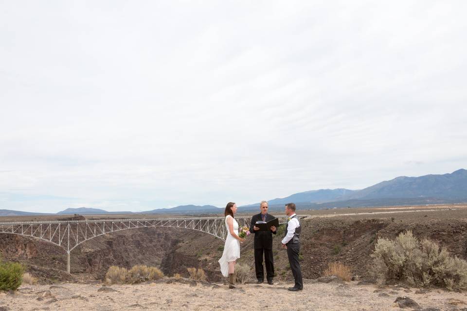 Wedding at Rio Grande Gorge