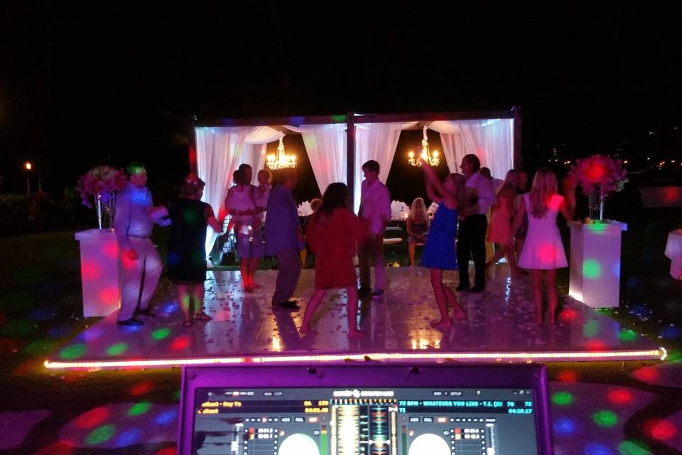 The dance floor