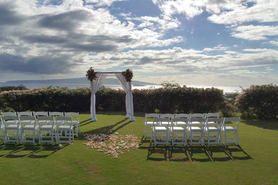 Outdoor ceremony