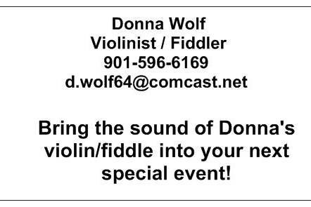 Donna Wolf ~ Memphis Violinist / Fiddler
