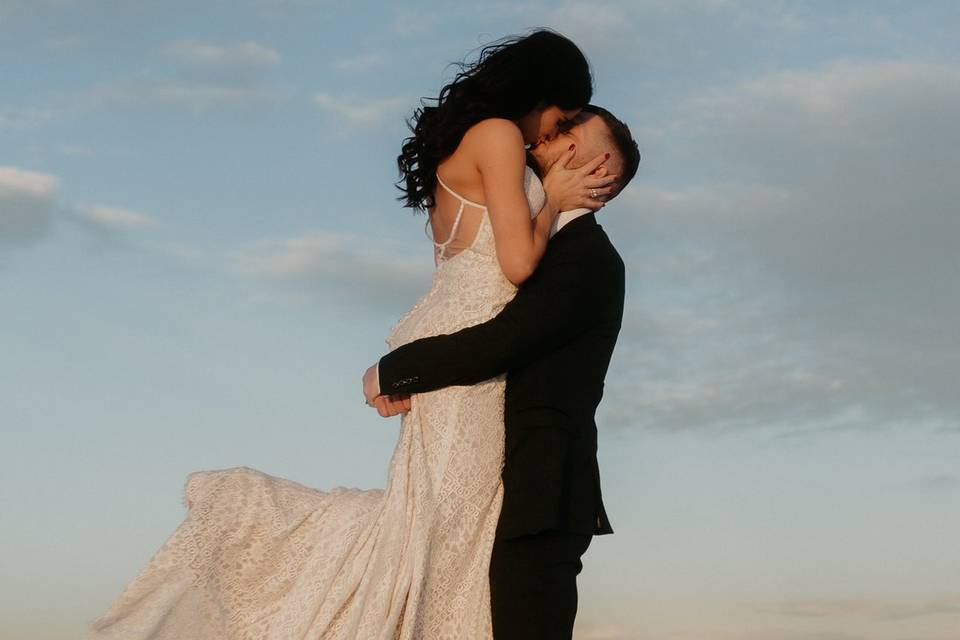 Intimate Wedding White Sands