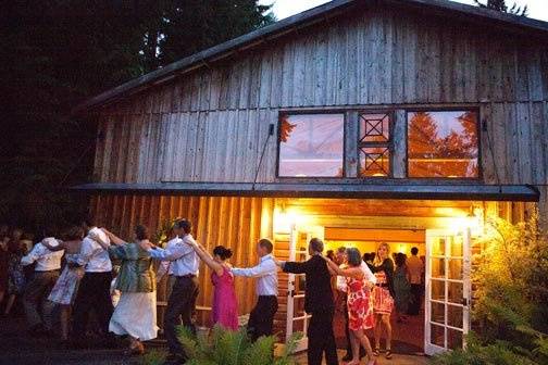 Conga line going clean out the door at Fireseed Gardens! September 4, 2010. Photo by Libby Lewis.