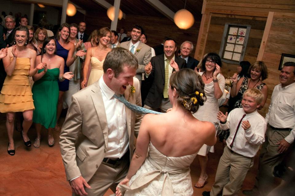 E & M's First Dance, Fireseed Gardens, Whidbey Island, 9-10. Photo by Libby Lewis.