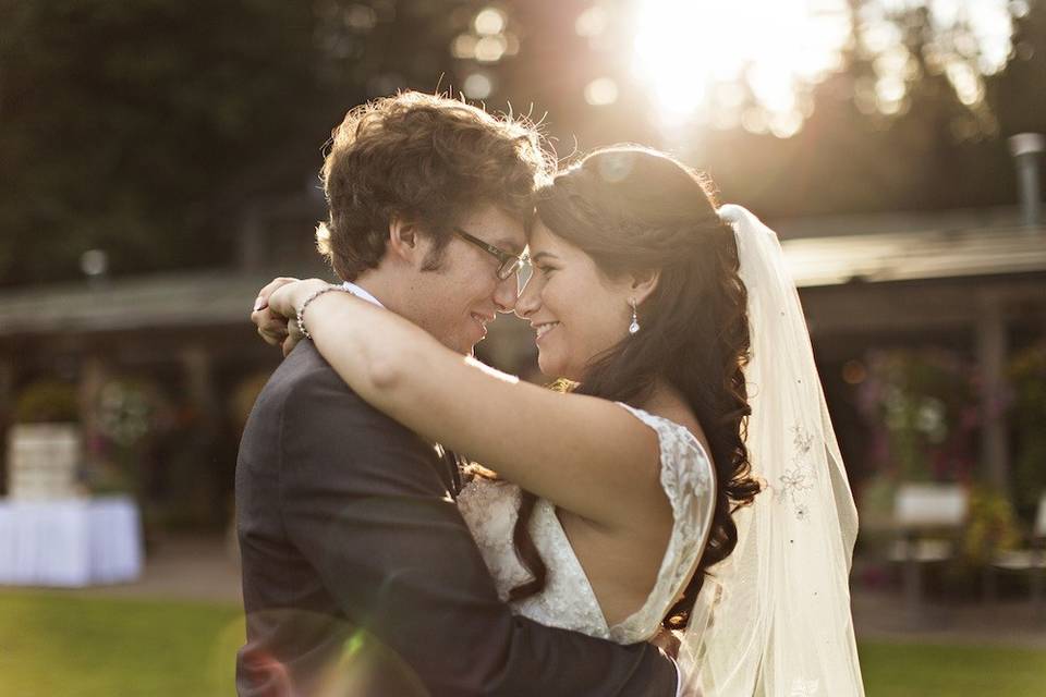 How sweet it is... K and K... married at last! Kiana Lodge, October 4,2010. Photo by Courtney Bowlden Photography.